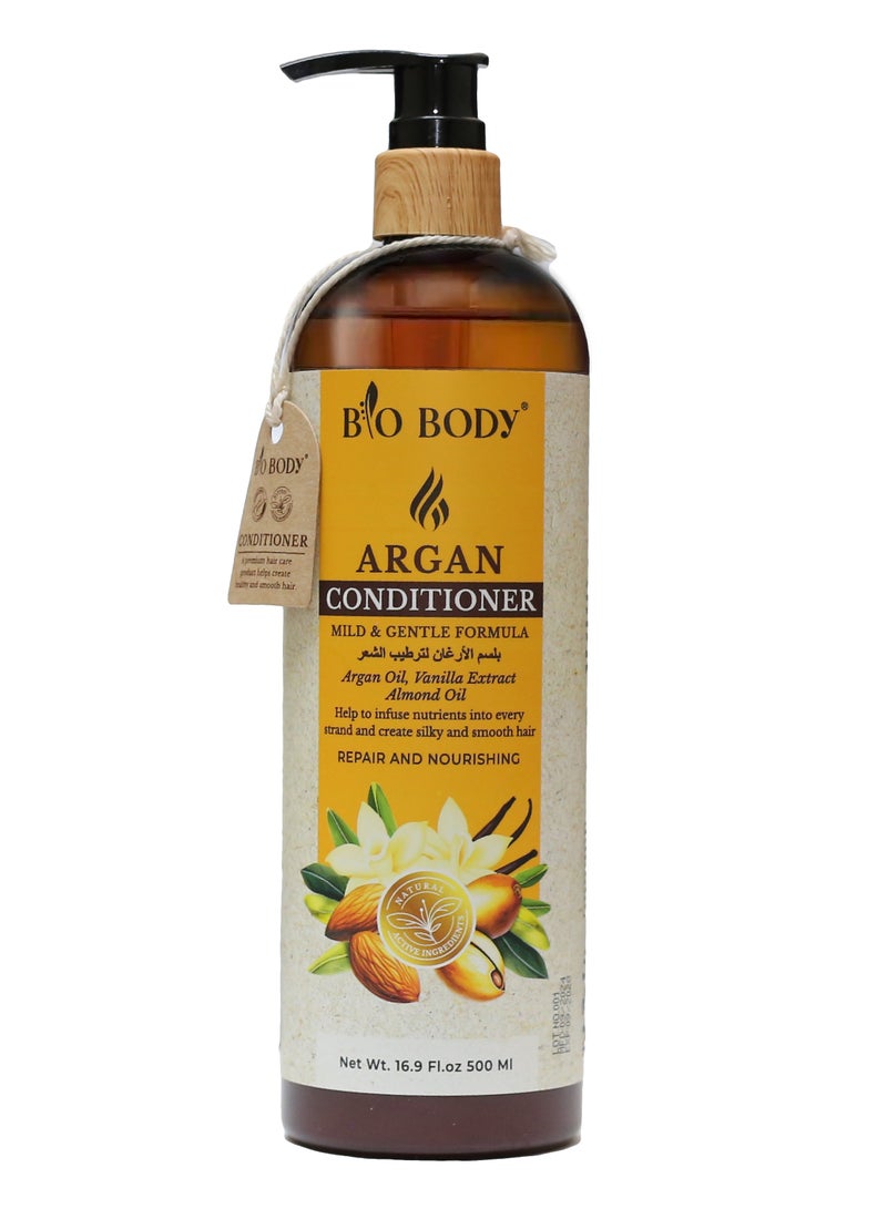 bio-body Argan conditioner to moisturize and soften hair, 500 ml, Bio Body - Image 1