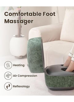 Nourest 3-in-1 Foot Massager Machine - Ottoman, Soothing Heat, Deep Kneading Therapy, Improved Blood Circulation & Foot Wellness, Relax for Home or Office Use  - Image 3