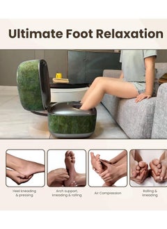 Nourest 3-in-1 Foot Massager Machine - Ottoman, Soothing Heat, Deep Kneading Therapy, Improved Blood Circulation & Foot Wellness, Relax for Home or Office Use  - Image 4