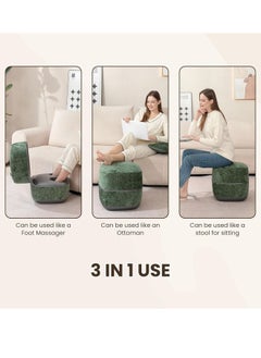 Nourest 3-in-1 Foot Massager Machine - Ottoman, Soothing Heat, Deep Kneading Therapy, Improved Blood Circulation & Foot Wellness, Relax for Home or Office Use  - Image 5
