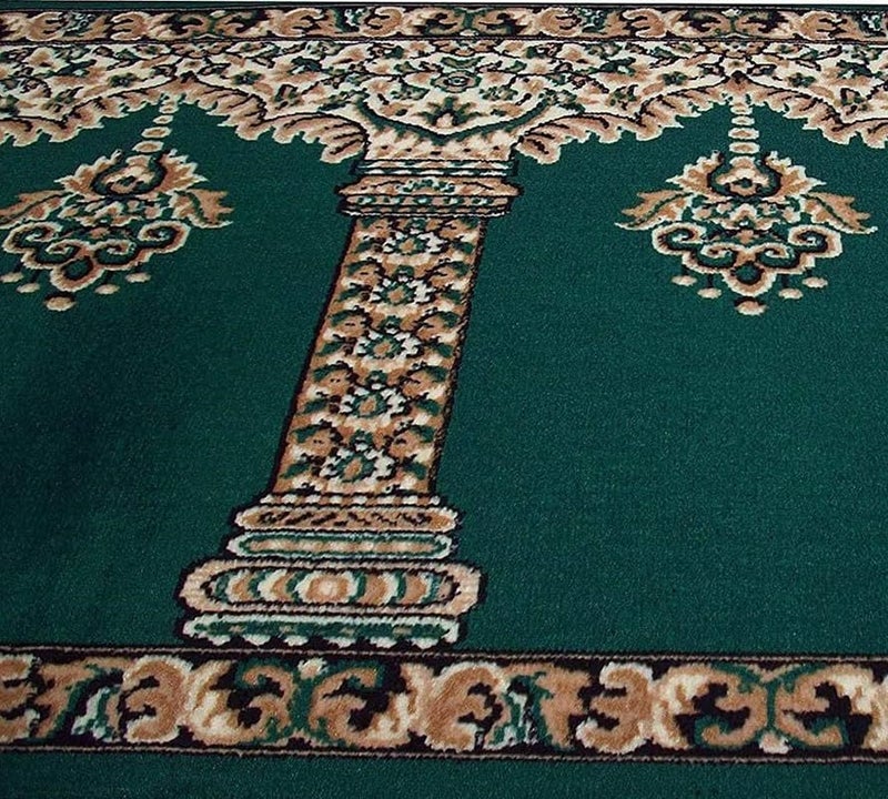AZAN RUGS Janamaz Rolls for Masjid Mosque Prayer Carpet Any Religious Houses Gallery Runner Carpet 4 x 10 Feet - Image 4