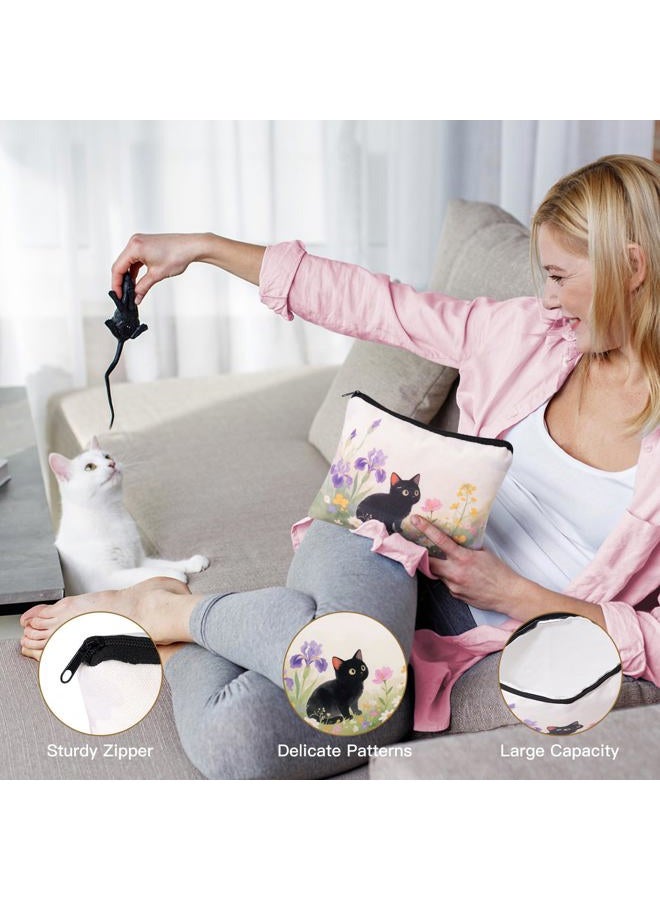 Giftissimo Cat Lover Gifts for Women, Cat Gifts for Women, Cat‘s Themed Gift for Christmas Mother's Day Birthdays, Funny Gift for Cats Lovers for Crazy Cats Lady Mom Daughters with Glass Cup Scented Candle Socks - Image 5
