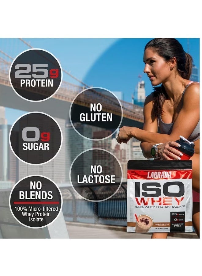 LABRADA ISO Whey Isolate Protein Chocolate 5 lb 2268g - Image 5