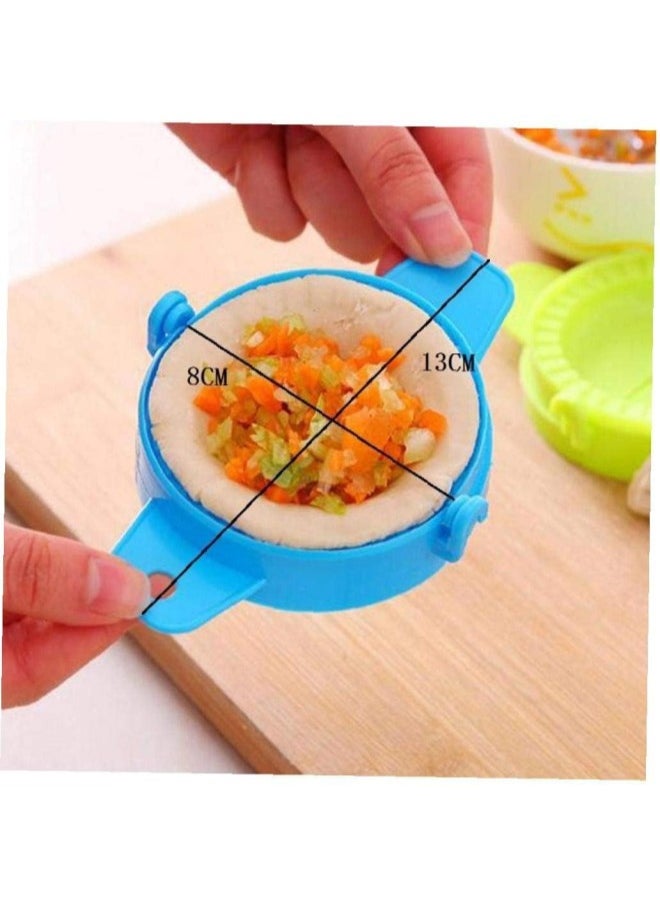 silvercnc - 3pcs Dumpling Molds dough Press, Meat Pie Pastry Sealer samosa, Pasty Cutter & Smiley Face Magnet - Image 1