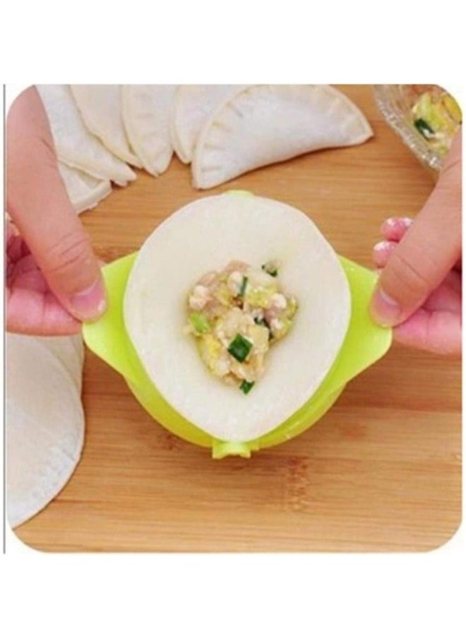 silvercnc - 3pcs Dumpling Molds dough Press, Meat Pie Pastry Sealer samosa, Pasty Cutter & Smiley Face Magnet - Image 1