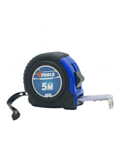 VTOOLS 5M Measuring Tape, 1mm Blade Thickness, Self-Lock Tape Measure, Easy to Read, Magnetic Tip Hook and Shock Absorbent Case 5M  - Image 2