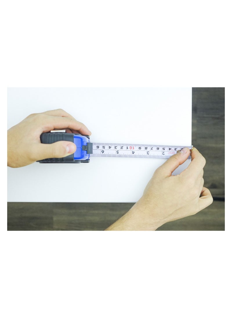 VTOOLS - 5M Measuring Tape, 1mm Blade Thickness, Self-Lock Tape Measure, Easy to Read, Magnetic Tip Hook and Shock Absorbent Case 5M - Image 1