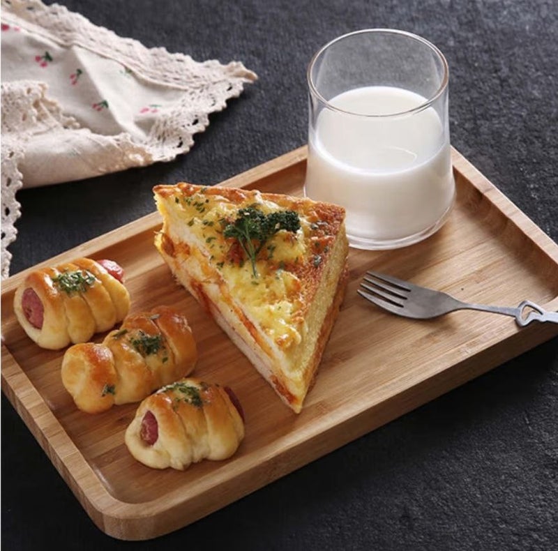 Premium Imported Bamboo Tray Set of 3 with Various Sizes - Image 3
