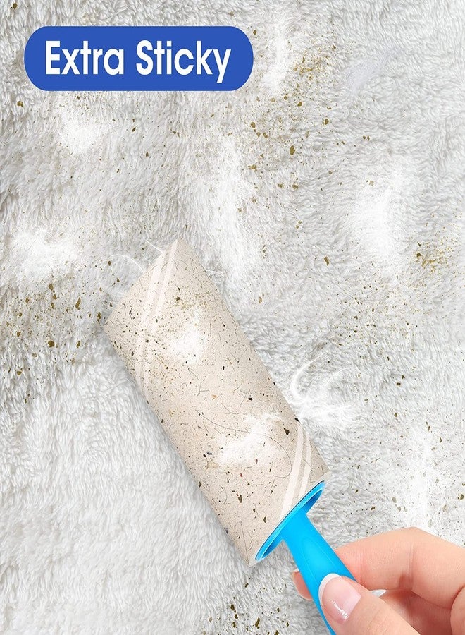 BESTOTTAM Lint Roller; 1 Roller + 5 Refill Rolls (30 Sheets Each); Cat, Dog and Pet Hair, Fur and Lint Remover Cloth, Furniture, Carpet, Dog Fur, Sweater, Dust & Dirt - Image 2