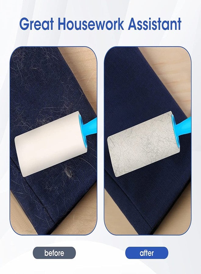 BESTOTTAM Lint Roller; 1 Roller + 5 Refill Rolls (30 Sheets Each); Cat, Dog and Pet Hair, Fur and Lint Remover Cloth, Furniture, Carpet, Dog Fur, Sweater, Dust & Dirt - Image 3