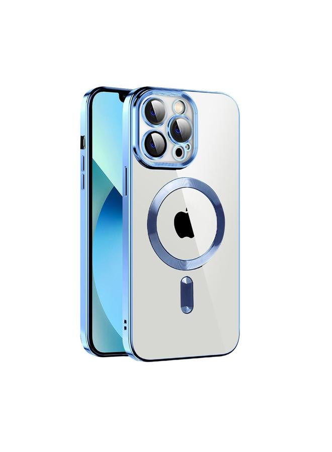 زبون جراب لهاتف iPhone 13 Pro Max مصنوع من مادة TPU المتينة والمتينة مع غشاء عدسة - Image 1