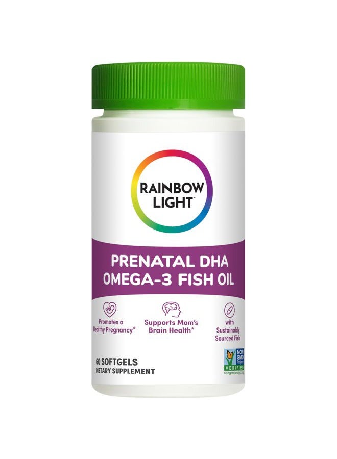 Rainbow Light Prenatal Dha Smart Essentials, Omega-3 Fatty Acids- 60 Softgels - Image 1