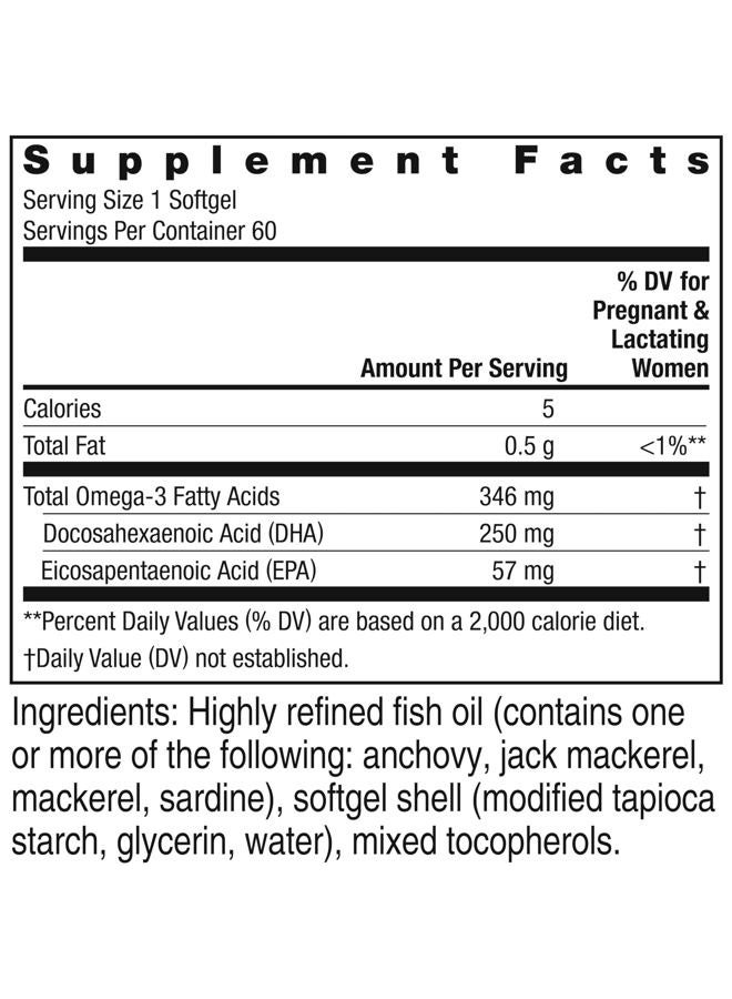Rainbow Light Prenatal Dha Smart Essentials, Omega-3 Fatty Acids- 60 Softgels - Image 3