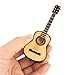 JADPES Miniature Guitar Model Decor Miniature Wooden Guitar Model Display Mini Musical Ornaments Craft Home Decor for Dollhouse Accessories Model Home Decoration - Image 3
