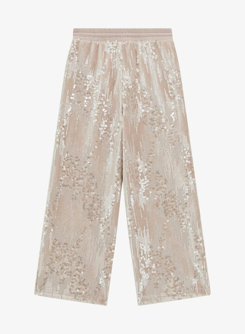 GUESS Kids Sequins Wide Leg Pants - Image 3