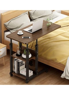 DubaiGallery Side Table Small Bedside Table Mini Skinny Bedside Table End Table, Space Saving Height 27.6 inches (70 cm) C-Shaped Coffee Table, Side Sofa Snack Table for Sofa Reclining Furniture  - Image 2