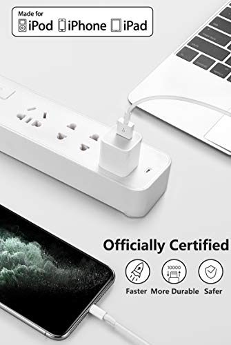 Mailesi 4Pack [Apple MFi Certified] Charger Lightning to USB Charging Cable 6FT Cord Compatible iPhone 14/13/12/11 Pro/11/XS MAX/XR/8/7/6s Plus,iPad Pro/Air/Mini,iPod Touch - Image 2