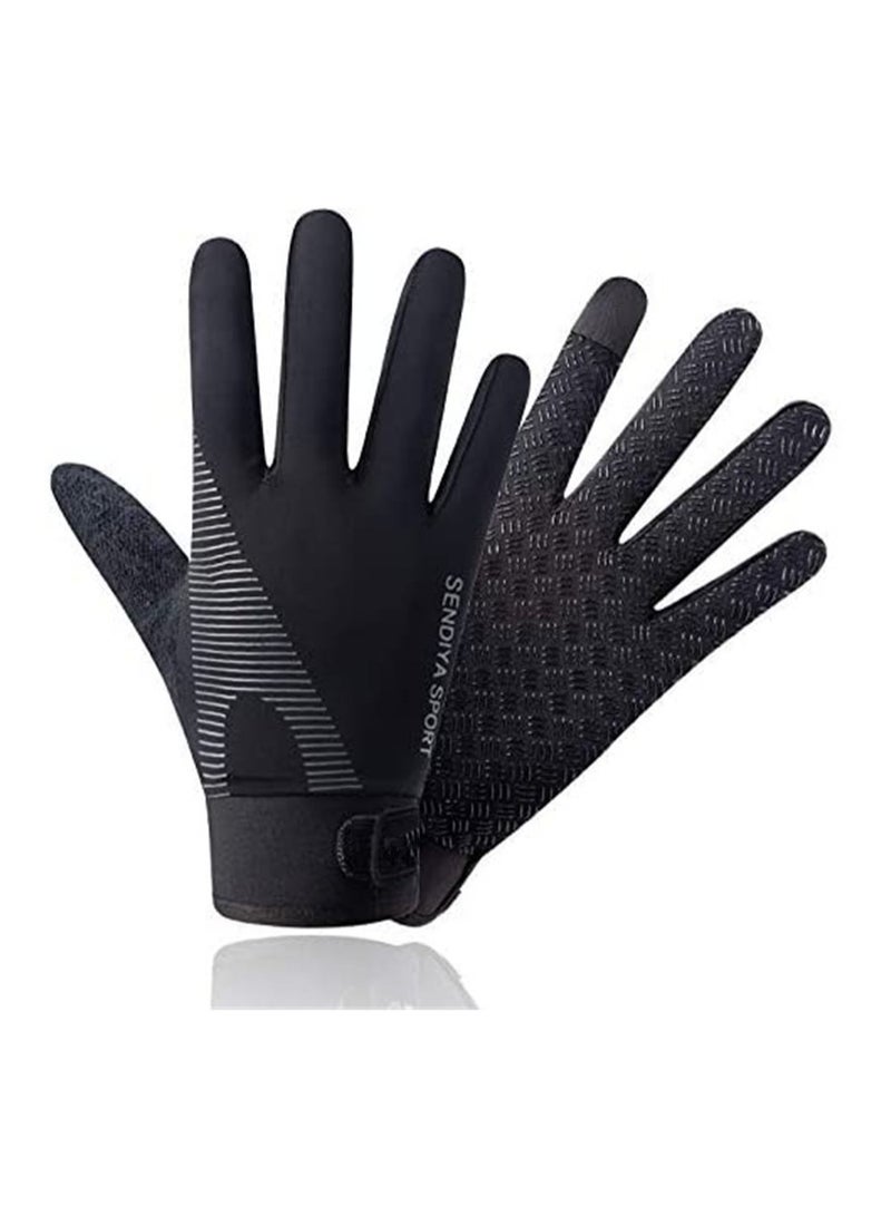 قفازات التمرين ، حماية كاملة لراحة اليد ومقبض إضافي ، قفازات الصالة الرياضية لرفع الأثقال ، التدريب ، اللياقة البدنية ، الجري والتمارين ، ركوب الدراجات - Image 1