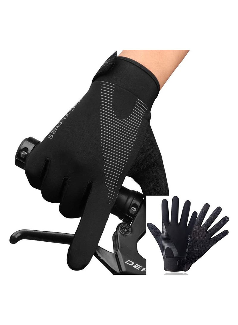 قفازات التمرين ، حماية كاملة لراحة اليد ومقبض إضافي ، قفازات الصالة الرياضية لرفع الأثقال ، التدريب ، اللياقة البدنية ، الجري والتمارين ، ركوب الدراجات - Image 3