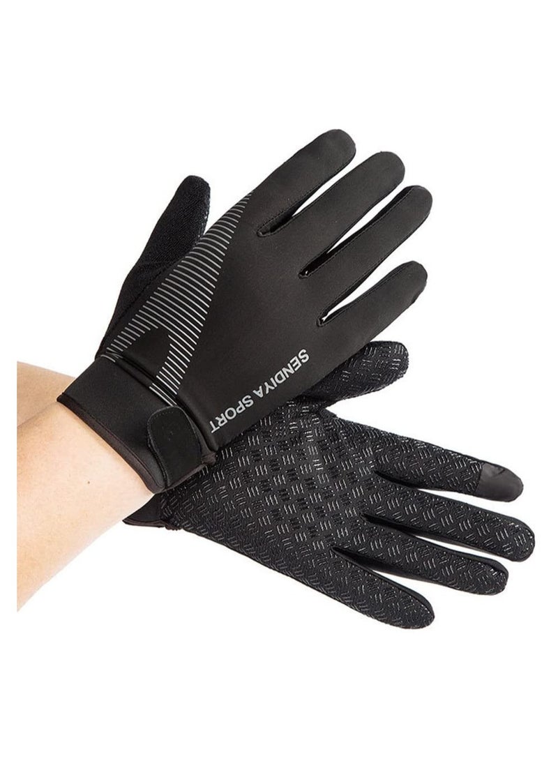 قفازات التمرين ، حماية كاملة لراحة اليد ومقبض إضافي ، قفازات الصالة الرياضية لرفع الأثقال ، التدريب ، اللياقة البدنية ، الجري والتمارين ، ركوب الدراجات - Image 2