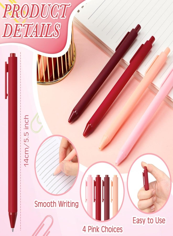 YooNotee 24 Set Valentines Mini Notebooks with Ballpoint Pens Set Employee Appreciation Gifts Small Pocket Notepad Gradual Color Composition Journals and Pens for Teacher Nurse Office Supplies - Image 3