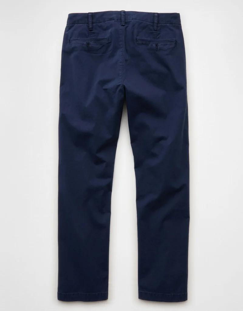 American Eagle  AE Flex Original Straight Lived-In Khaki Pant for Men | Best Price UAE