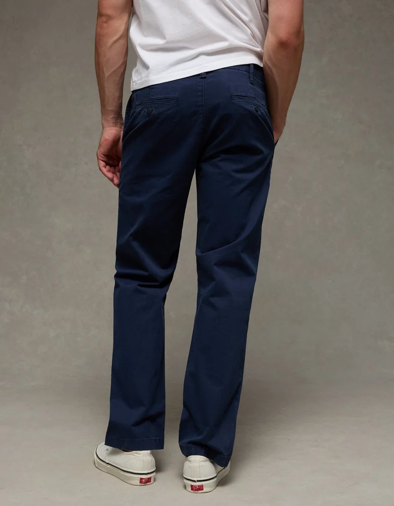 American Eagle AE Flex Original Straight Lived-In Khaki Pant