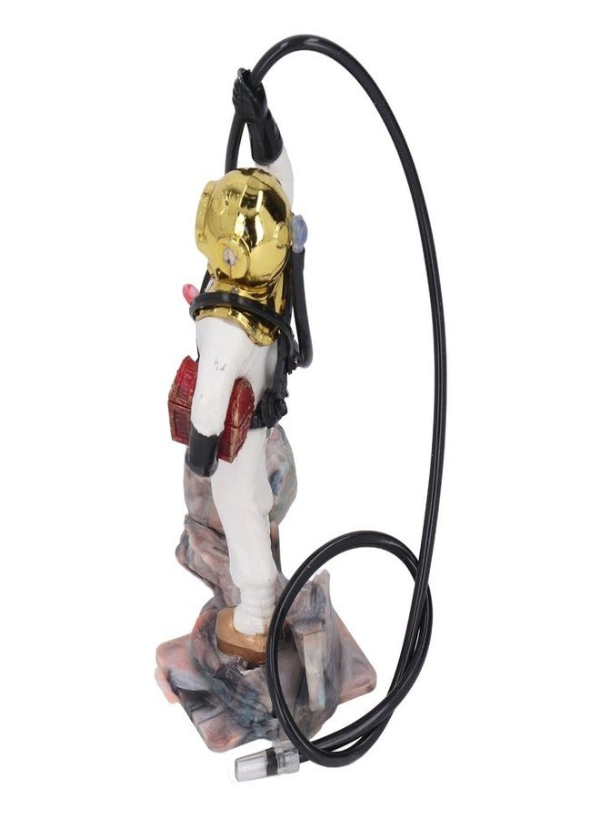 Chiffonade Fish Tank Ornament Hose Attachment Deep Sea Style Exquisite Aquarium Landscape Air Bubbler Decorations Fish Tank(White) - Image 5