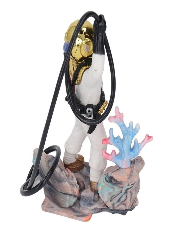 Chiffonade Fish Tank Ornament Hose Attachment Deep Sea Style Exquisite Aquarium Landscape Air Bubbler Decorations Fish Tank(White) - Image 4