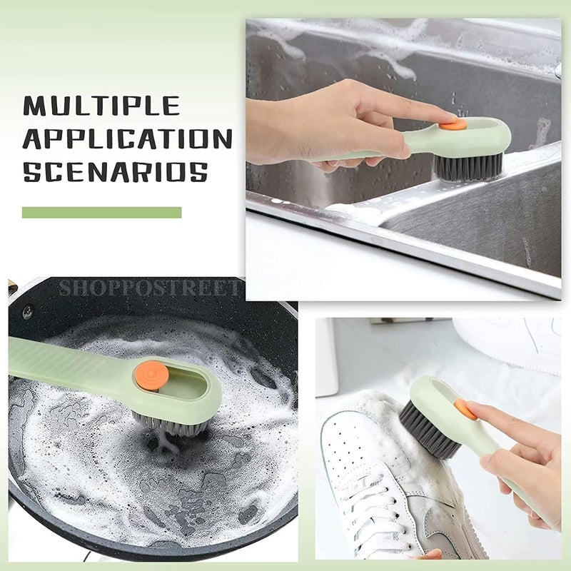 UPDESH 6 PCS Steel Wool 6PCS Scrub 1PCS Hand Gloves1 PCS Soap Dispensing Cleaning Brush - Image 3