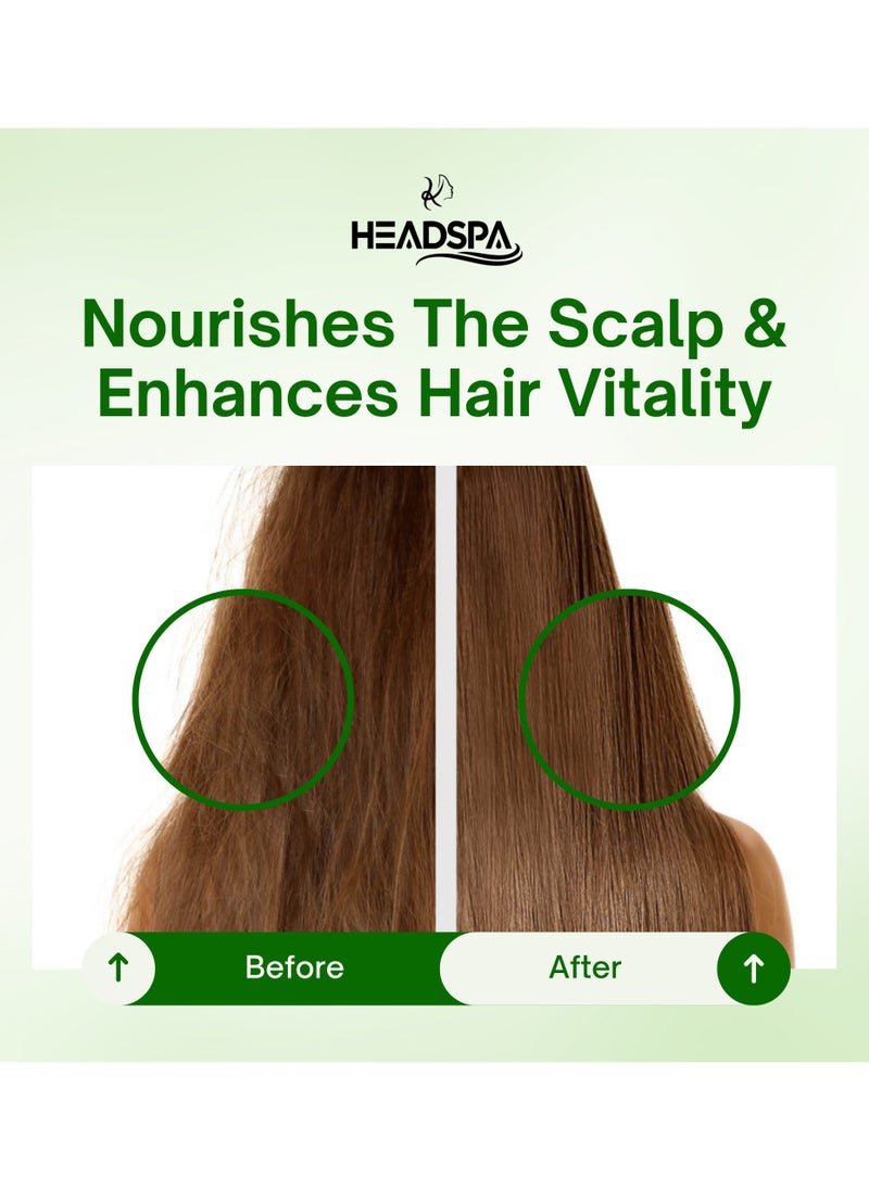 K-HEADSPA Korean Shower Head with Water Filtration System Massage Head, Activated Carbon Filter (ACF) and Vitamin Gel for Scalp Care and Healthier Hair Growth - Green Lemon Scent  - Image 2