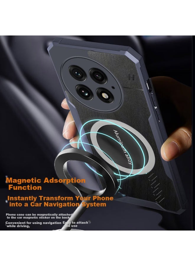 Freeson Cooling Phone Case For Oneplus 13, Protective Cover With Lens Protection, Full Coverage, Anti-drop, Four-corner Collision Protection, Simple And Transparent Design, Metal Magnetic Adsorption, - Image 1