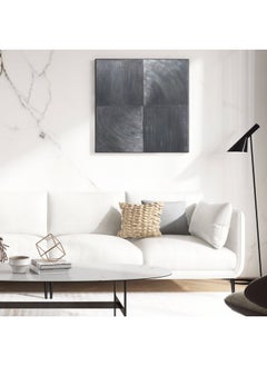 ebarza Black Noire Hand-Painted Art Painting With Frame 200X200 Soaap0104  - Image 2
