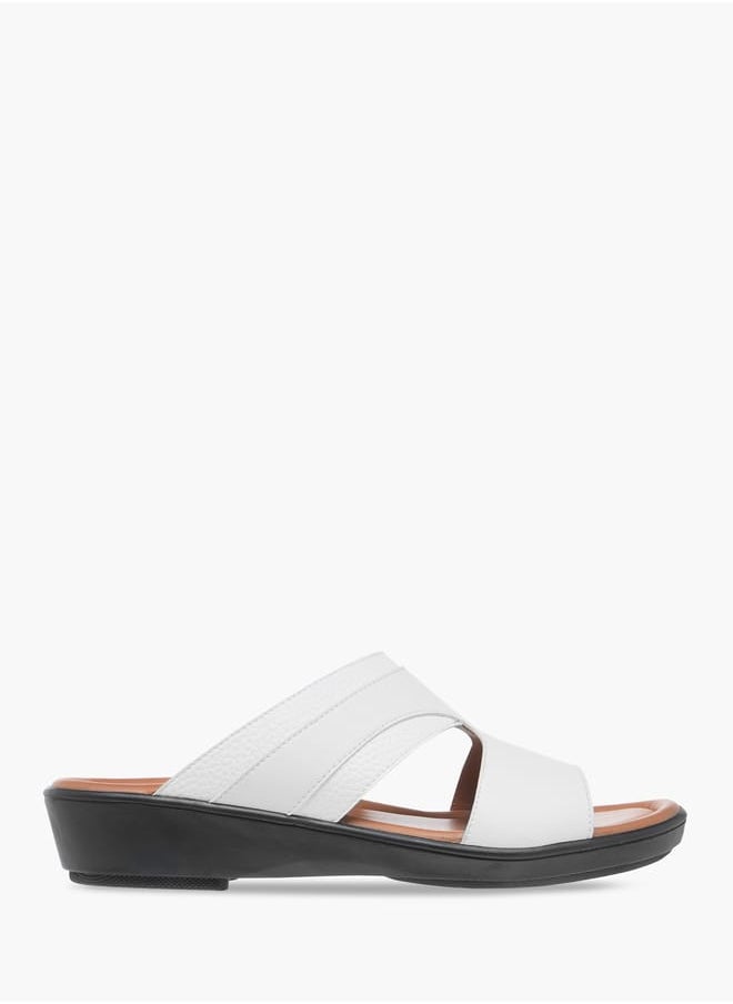 LBL by Shoexpress Men Colourblock Slip-On Arabic Sandals Ramadan Collection  - Image 2