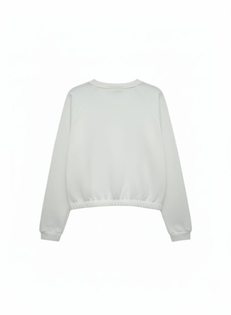 Don't Call Me Jennyfer Nintendo Super Mario Bros. Graphic Sweatshirt – Off-White Cropped Pullover - Image 4