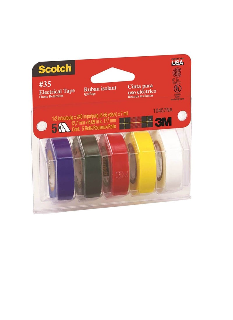 Scotch  Asst Colored Electrical Tape  - Image 3