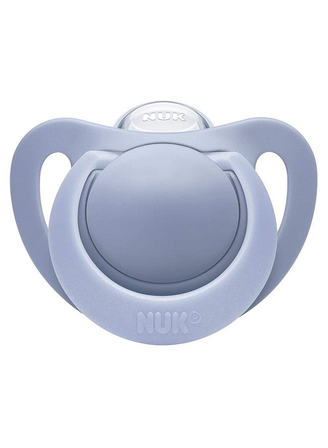 NUK ; مصاصات تقويم الأسنان؛ أزرق فاتح؛ 6-18 شهرًا؛ أفضل مصاصة للأطفال الذين يرضعون رضاعة طبيعية؛ خالية من مادة BPA؛ مصممة لتهدئتهم تمامًا مثل الأم؛ عبوة من قطعتين (أزرق) - Image 3