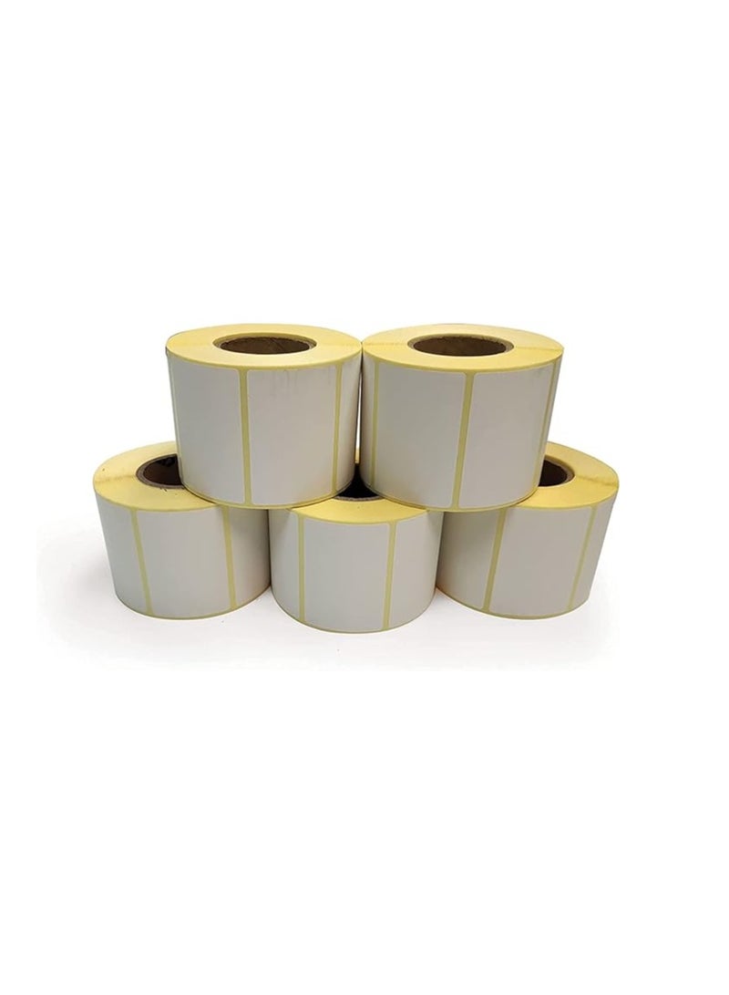 Terabyte ملصق حراري 58 مم × 39 مم 800 ملصقات لكل لفة - 5 لفات ميزان البقالة - ميزان الوزن - ميزان الخضار - Image 1