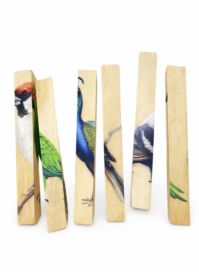 FirstblowWooden Animal & Bird Puzzle Toy for Kids | Montessori Educational Toy for Toddlers | Learning Block Game for 2-6 Years Boys & Girls | Eco‑Friendly Wooden Toy Gift Set for Preschool Education - Image 2