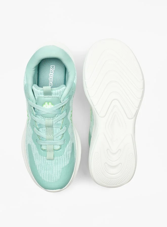 Kappa Women's Textured Sports Shoes with Lace-Up Closure