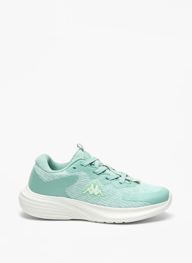 Kappa Women's Textured Sports Shoes with Lace-Up Closure