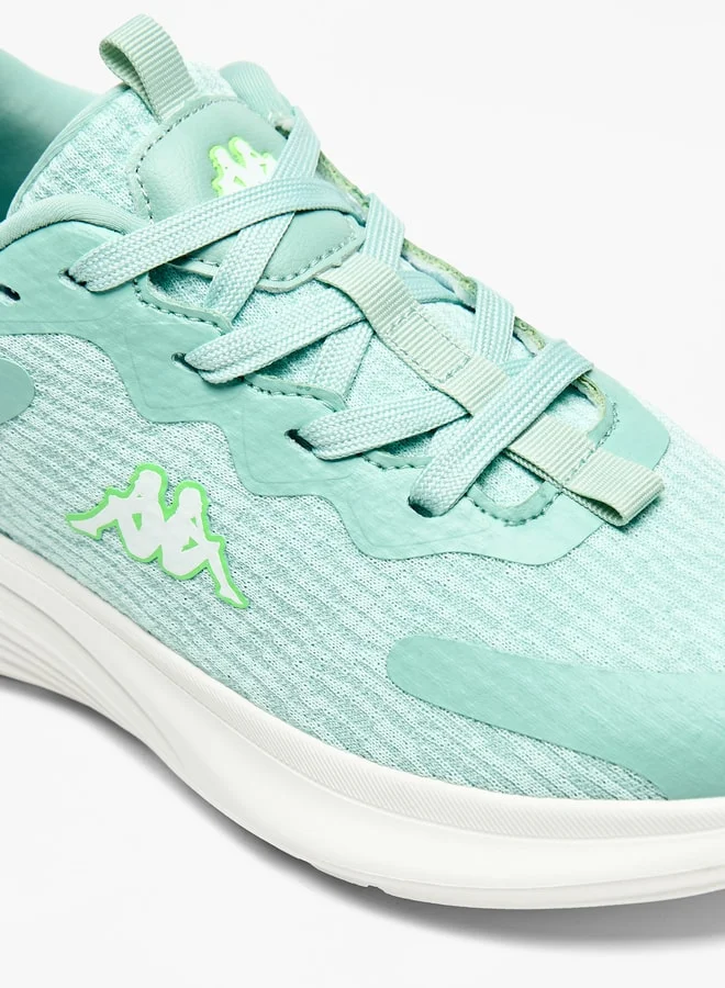 Kappa Women's Textured Sports Shoes with Lace-Up Closure