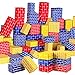 Junkin 80 Pack Jumbo Cardboard Building Blocks for Kids Large Stacking Cardboard Bricks Thick Building Blocks for Construction Supplies Favor Preschool Daycare Toddlers - Image 4