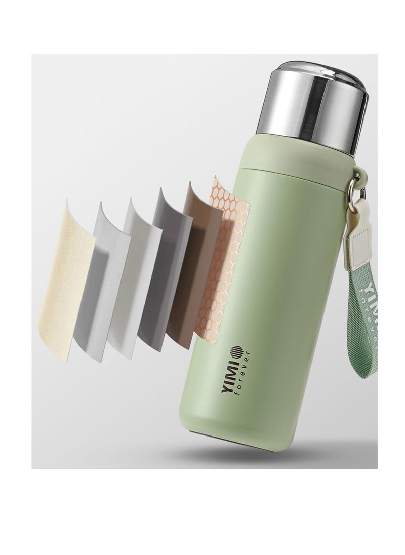 TYCOM Thermal isulated Water Bottle 600 ML Stainless Steel Double Wall Vacuum insulated Water Bottles for Hot Cold Water Gym Bottle Flask Bottle Green.  - Image 5