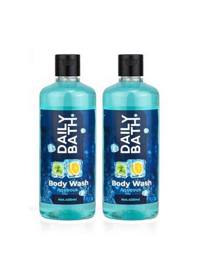 Jeehukm All Skin Types Daily Bath Body Wash Aqueous Pack Of 2 (400 ML EACH) BATH LOAF FREE - Image 1