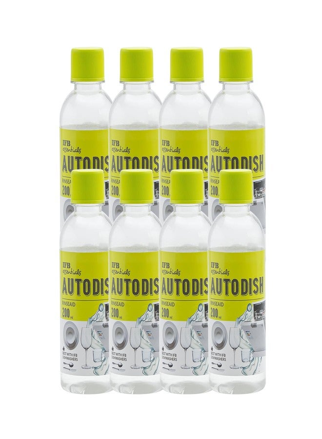 IFB essentials Dishwasher Autodish Rinse Aid (Pack Of 8*200ml)