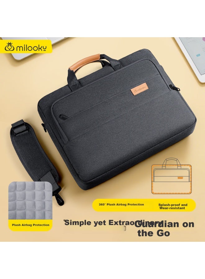 Milooky Laptop Bag, Large Capacity, Men's Shoulder Bag, 13/13.6/14 Inch, Lightweight Briefcase, Notebook Bag - Image 5