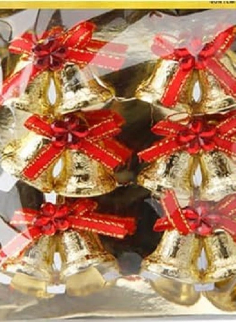 كارت اجراس عيد الميلاد راس السنة مقاس وعيد الميلاد راس السنه لتزين الشجرة - Image 2