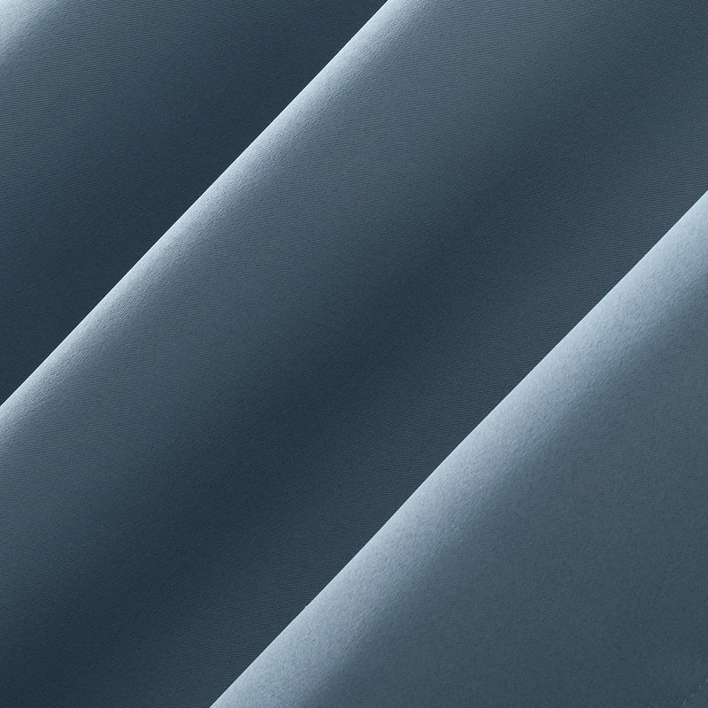 Sun Zero Easton Energy Saving Blackout Grommet Curtain Panel, 40" x 63", Denim Blue - Image 3