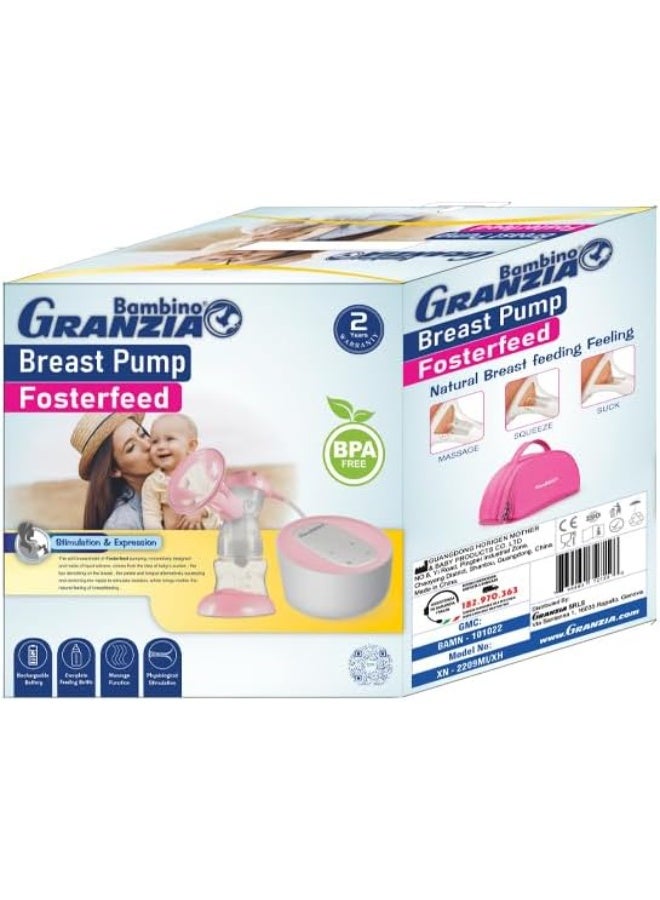 Electric Breast Pump - Mimics Natural Breast Feeding Feeling for Supreme Comfort - Efficient and Painless Suction for Moms